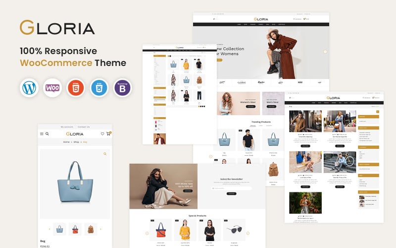 Gloria - 响应式 WooCommerce 模板