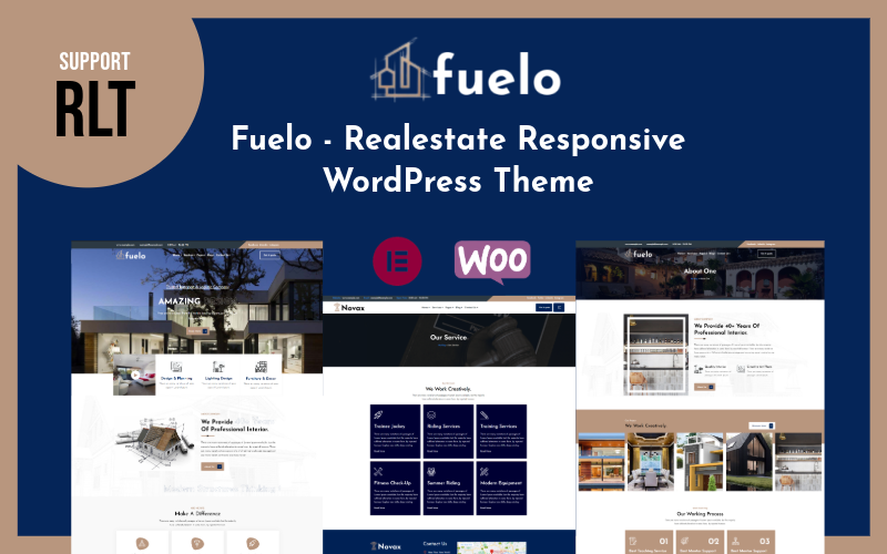 Fuelo – Responsives WordPress-Theme für Immobilien