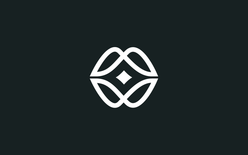 MM bokstav stjärna logotyp formgivningsmall