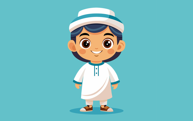 Söt liten Ramadhan Boy Design 04