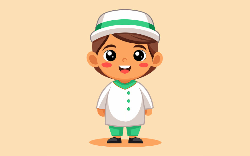 Söt liten Ramadhan Boy Design 08