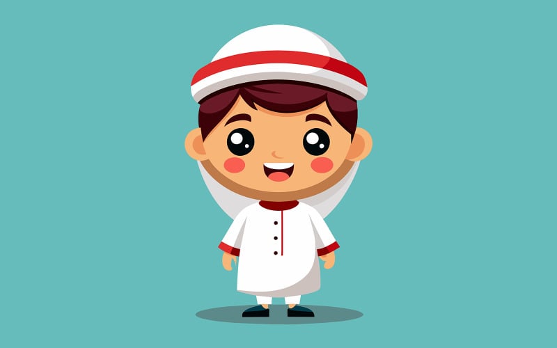 Söt liten Ramadhan Boy Design 09