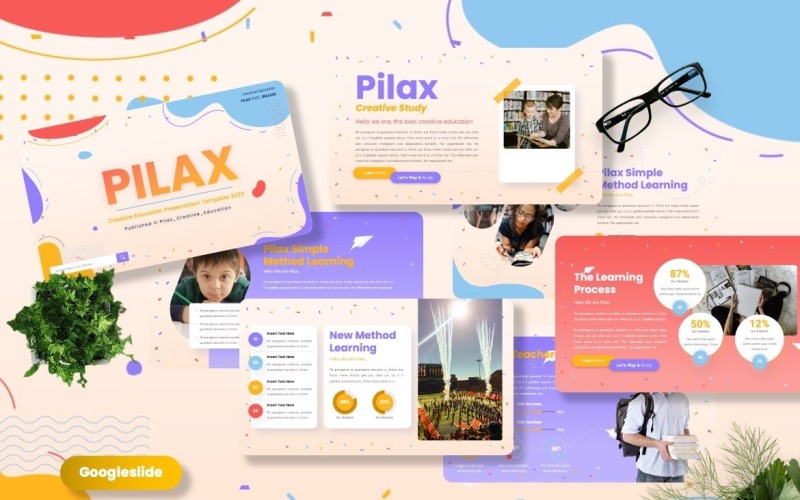 Pilax - Шаблоны слайдов Google для детского мира