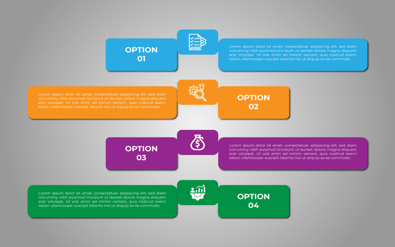 Design infográfico vetorial de comunicação empresarial.