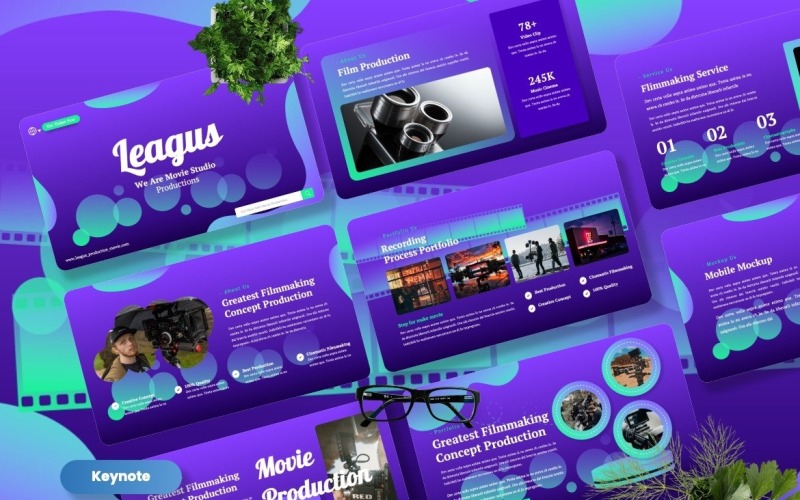 Leagus - Modello keynote per la produzione cinematografica