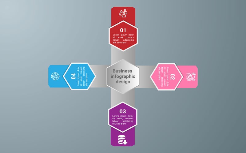 Diseño de elementos infográficos estadísticos vectoriales cambiables.