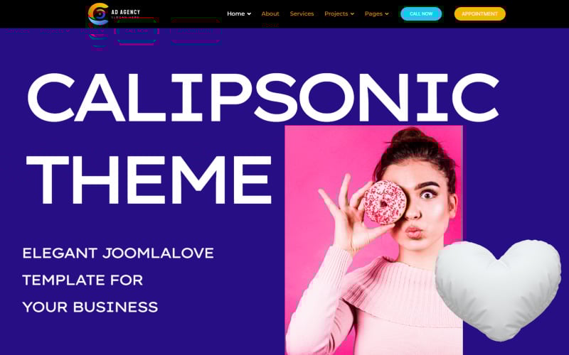 JL Calipsonic IT Solutions Technology Creators Багатоцільовий шаблон Joomla 6