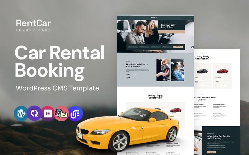 RentCar – Autovermietung Mehrzweck-WordPress-Elementor-Theme