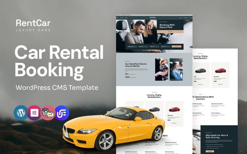 RentCar – Autovermietung Mehrzweck-WordPress-Elementor-Theme