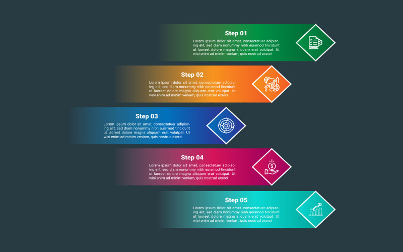 Vector eps creatief statistiek infographic ontwerp met pictogram.