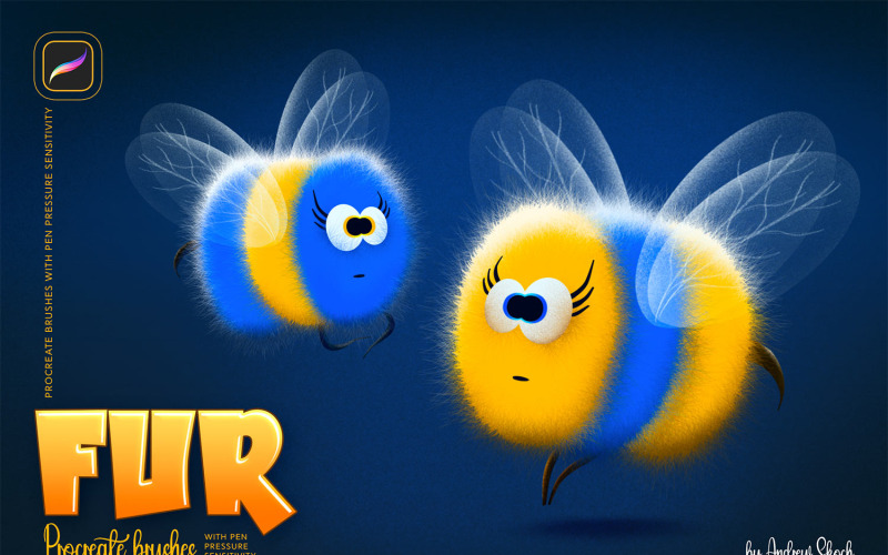 Fourrure - Pinceaux décoratifs pour procréer