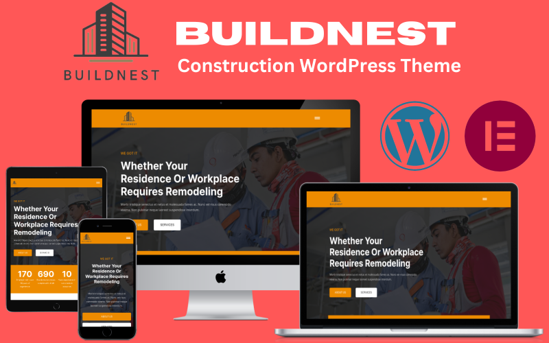BuildNest - Bouw Elementor WordPress-thema