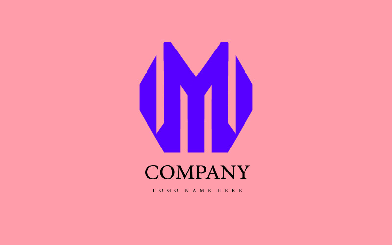 Logo Letter M Eerste luxe elegant logo