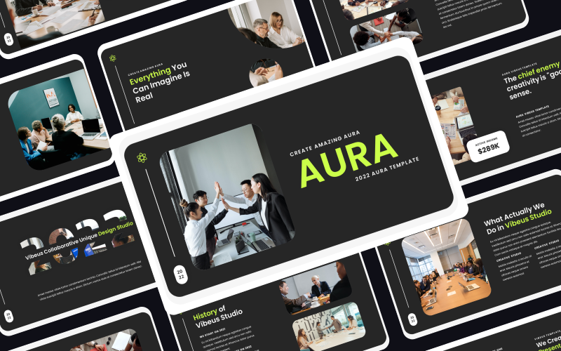 Aura - prezentace Pitch Deck