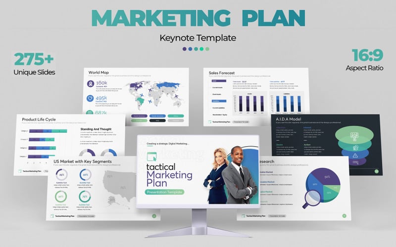 Tactical Marketing Plan Keynote Template