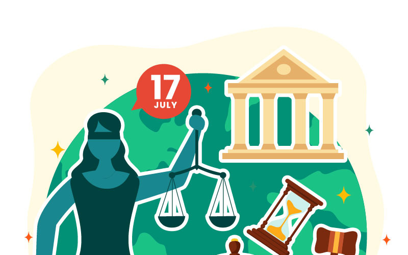12 Dag van Justitie Illustratie