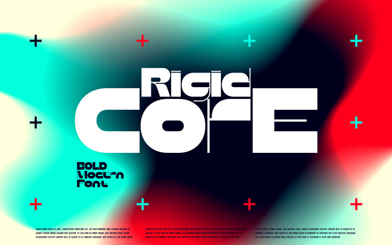 Rigid Core — Modern creatief lettertype