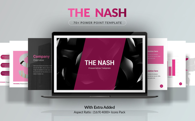 La plantilla de PowerPoint Nash