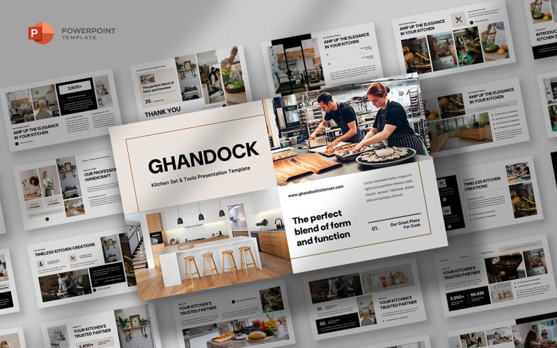 Ghandock - Modèle Powerpoint de cuisine