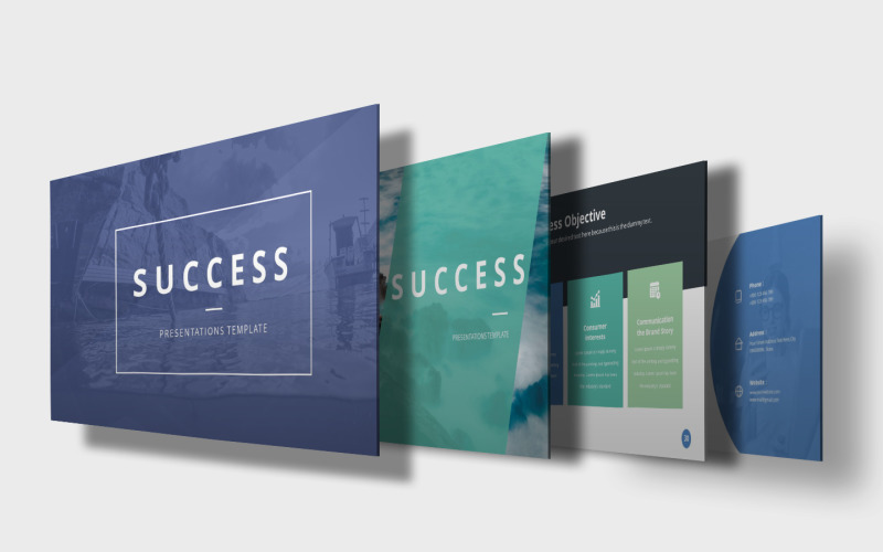 Modelo de apresentação de sucesso do Google Slides