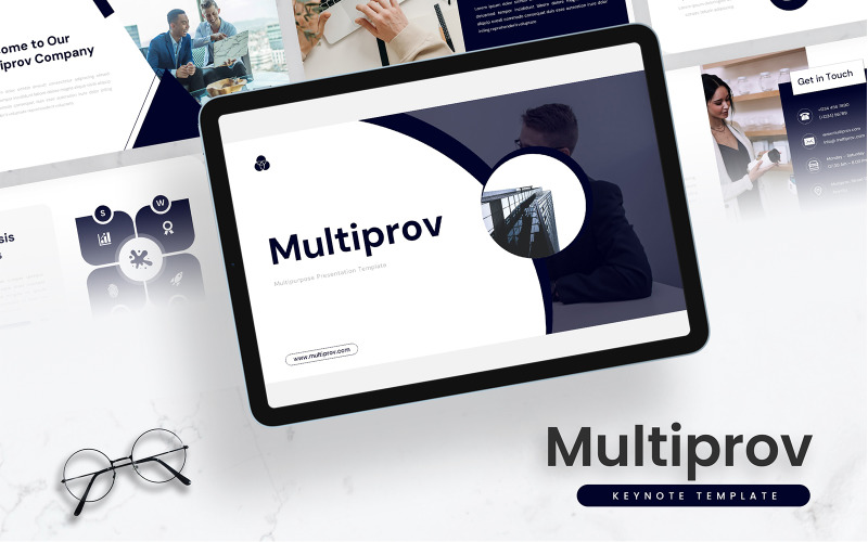 Multiprov – Multifunctionele Keynote-sjabloon
