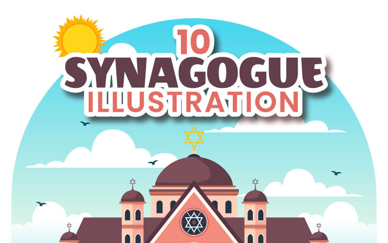 10 Illustrazione dell'edificio della sinagoga