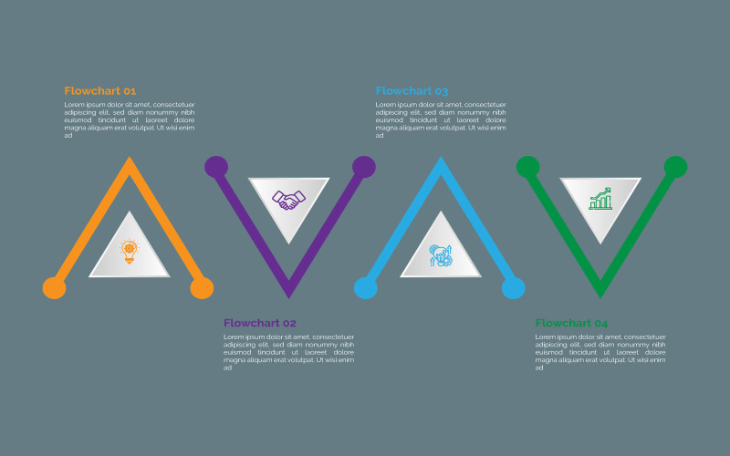 Ücretsiz adım adım vektör infografik öğesi.