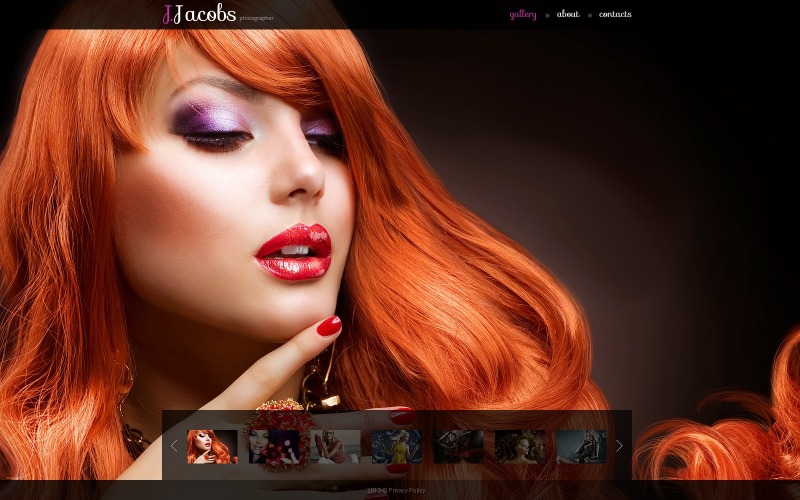 Photographer Portfolio Flash Template