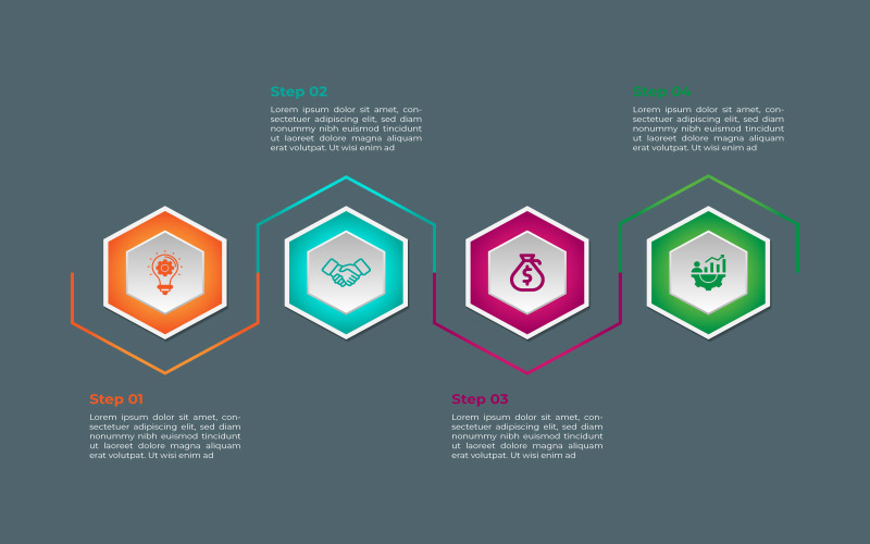 Vektor-EPS-Diagramm-Diagramm-Design-Vorlage.