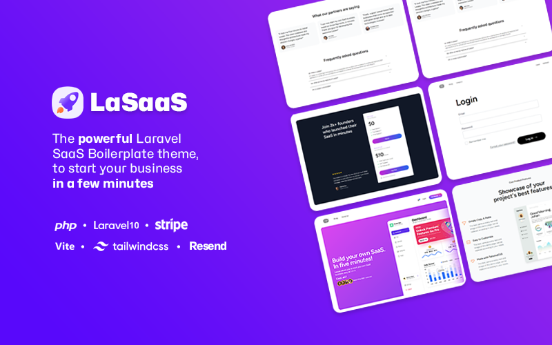 LaSaaS - Een op Laravel gebaseerde boilerplate om uw SaaS-bedrijf te starten