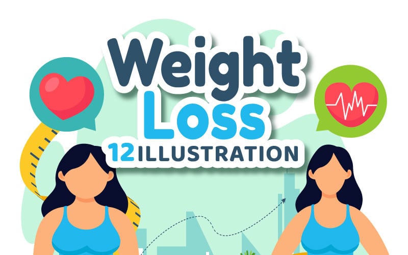 12 Ilustración de pérdida de peso