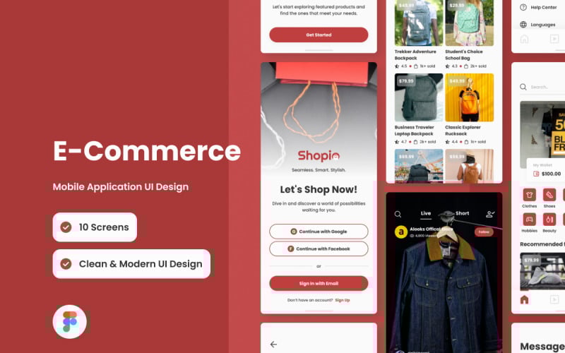 Shopio - Mobiele e-commerce-app