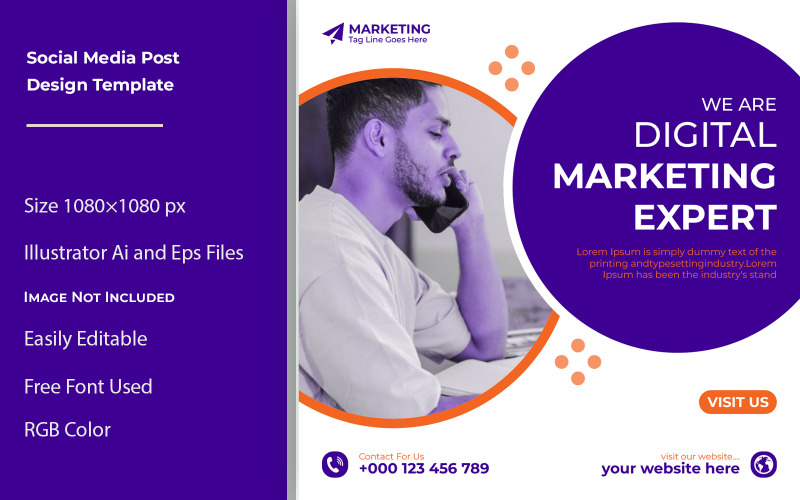 Design dei post sui social media nel marketing digitale