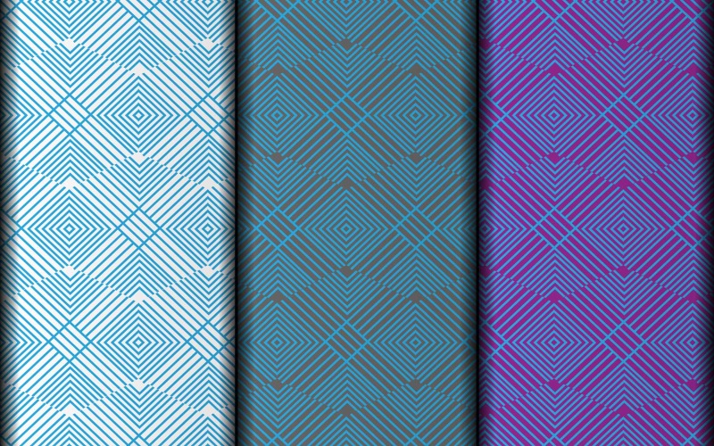 Polygon shapes vector eps floral pattern design.