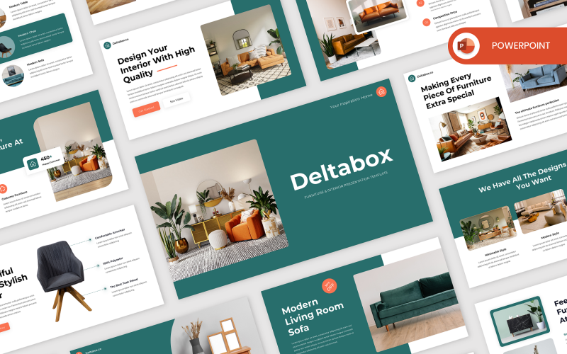 Deltabox - 家具和室内 PowerPoint