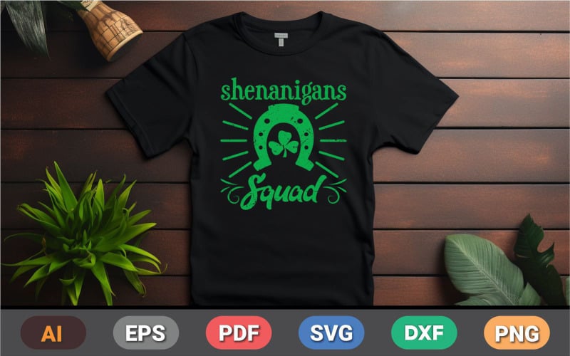 Рубашка Shenanigans Squad, футболка Funny Group, футболка Party Crew
