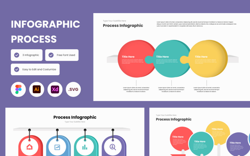 InfographInsight Proces Infographic Template V1