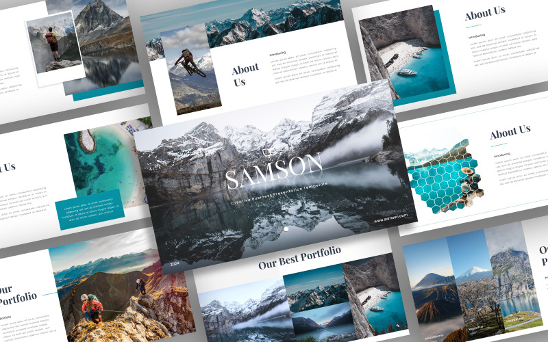 Samson – Creative Business Keynote-Vorlage