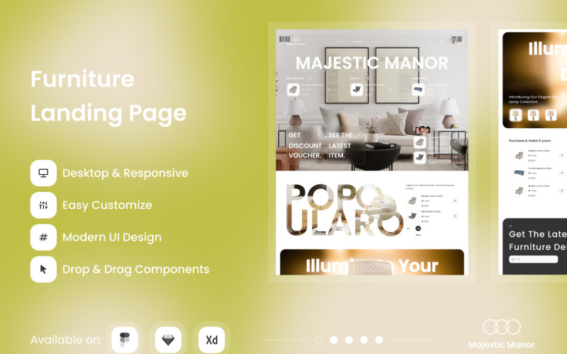 Majestic Manor - Page de destination des meubles V2