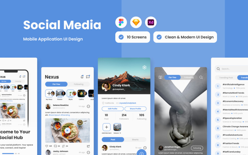 Nexus – Mobile Social-Media-App