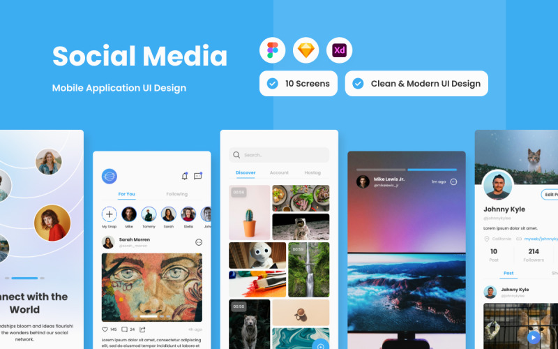 Orbit - Application mobile de médias sociaux