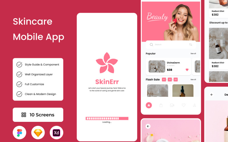 SkinErr - Mobiele huidverzorgingsapp