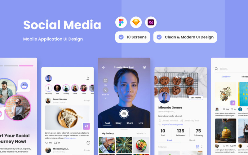 Wave - Social Media Mobile App