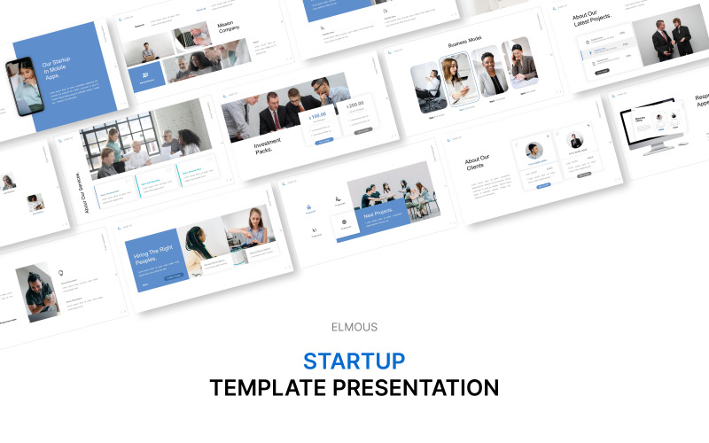 StartUp Business Google Slides-sjabloonpresentatie