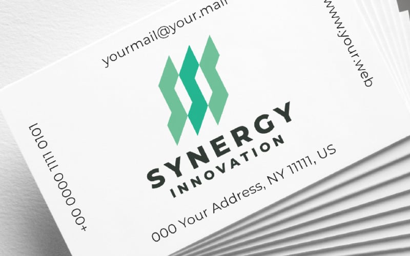 Synergy Letter S Professionelles Logo