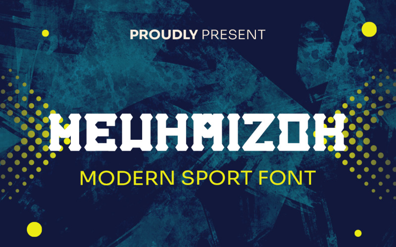 Mevhaizok - Современный спортивный шрифт