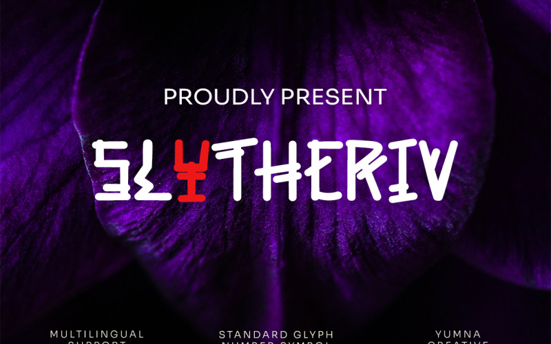 Slytheriv – Urban Bold betűtípus