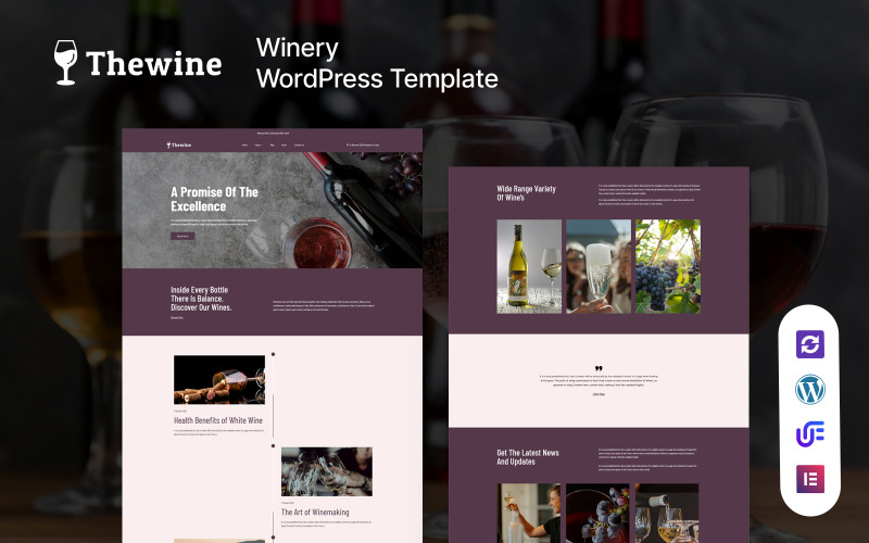 The Wine - 葡萄酒和酒庄 WordPress 主题