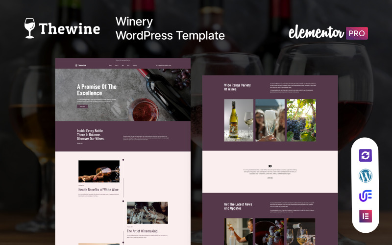 The Wine - 葡萄酒和酒庄 WordPress 主题