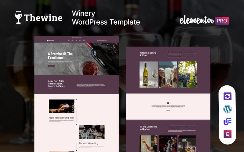 The Wine — WordPress тема «Вино и винодельня»